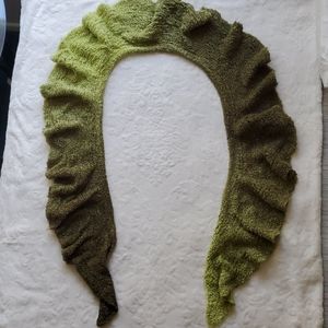 Green Lettuce Wrap Scarf